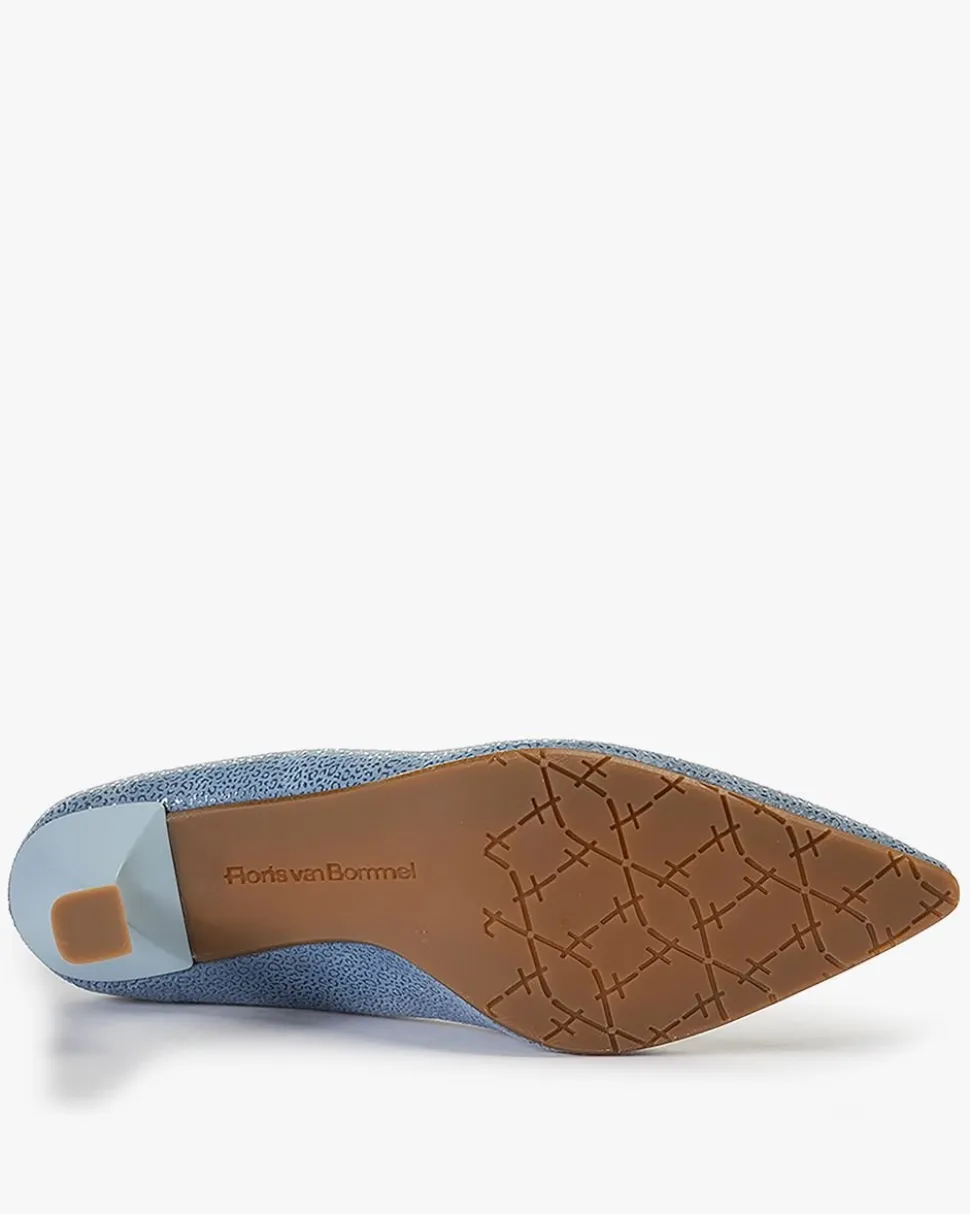 Pumps>Floris van Bommel Pointi 01.08 Hellblau