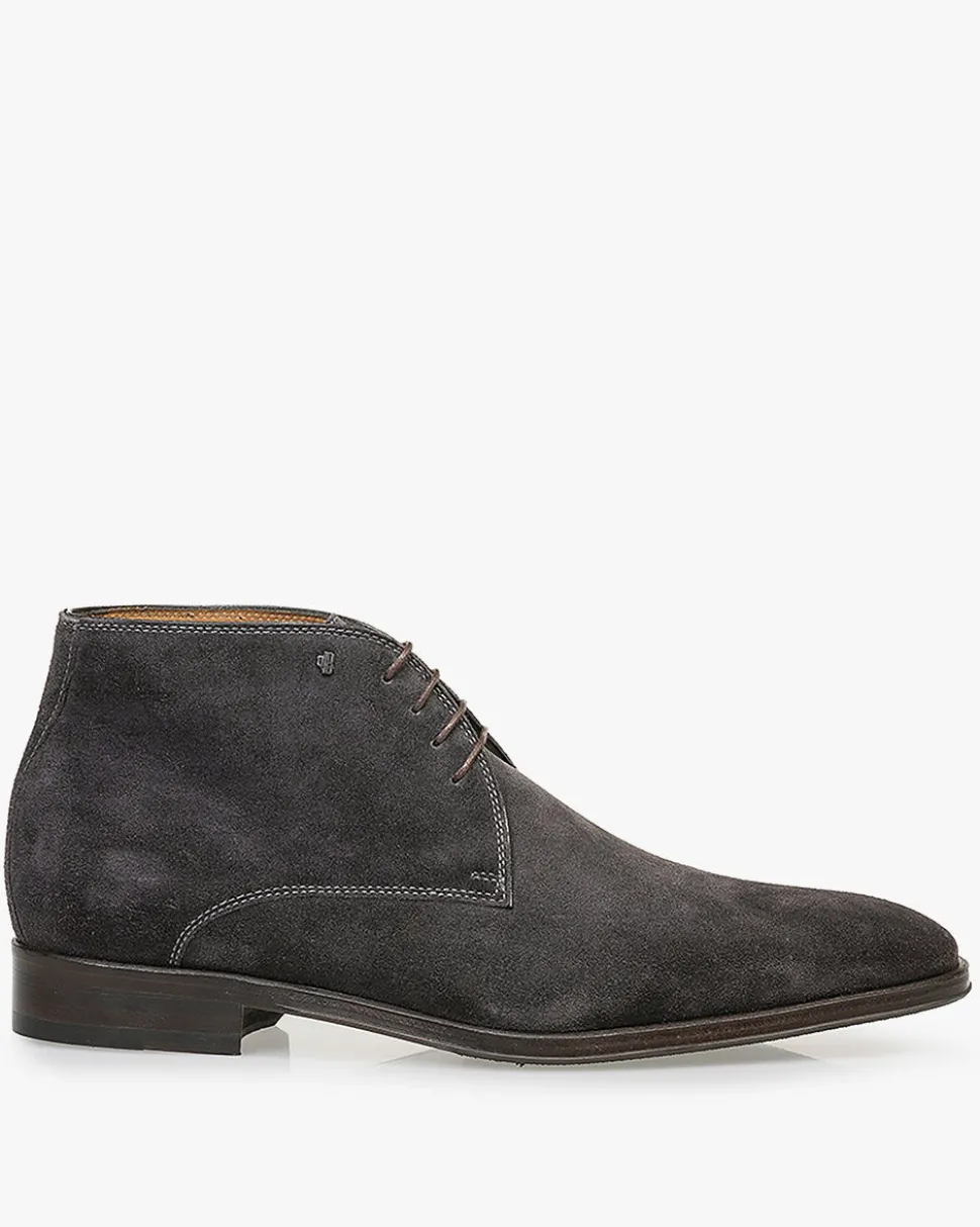 Hochwinter | Business Schuhe>Floris van Bommel Raffa 05.07 Dunkelgrau