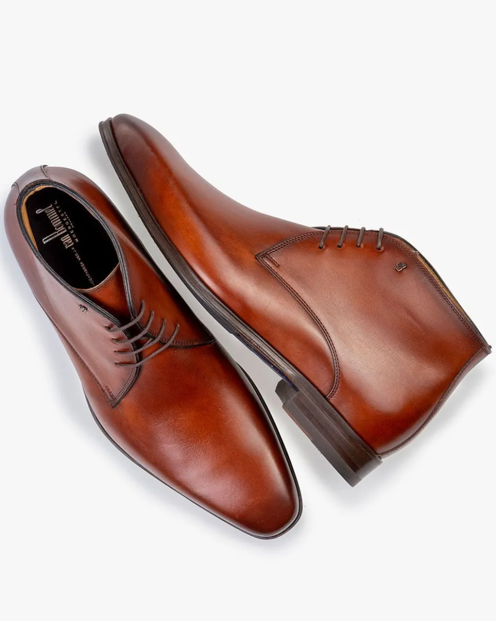 Schick im Büro | Business Schuhe>Floris van Bommel Raffa 05.00 Dunkelcognac