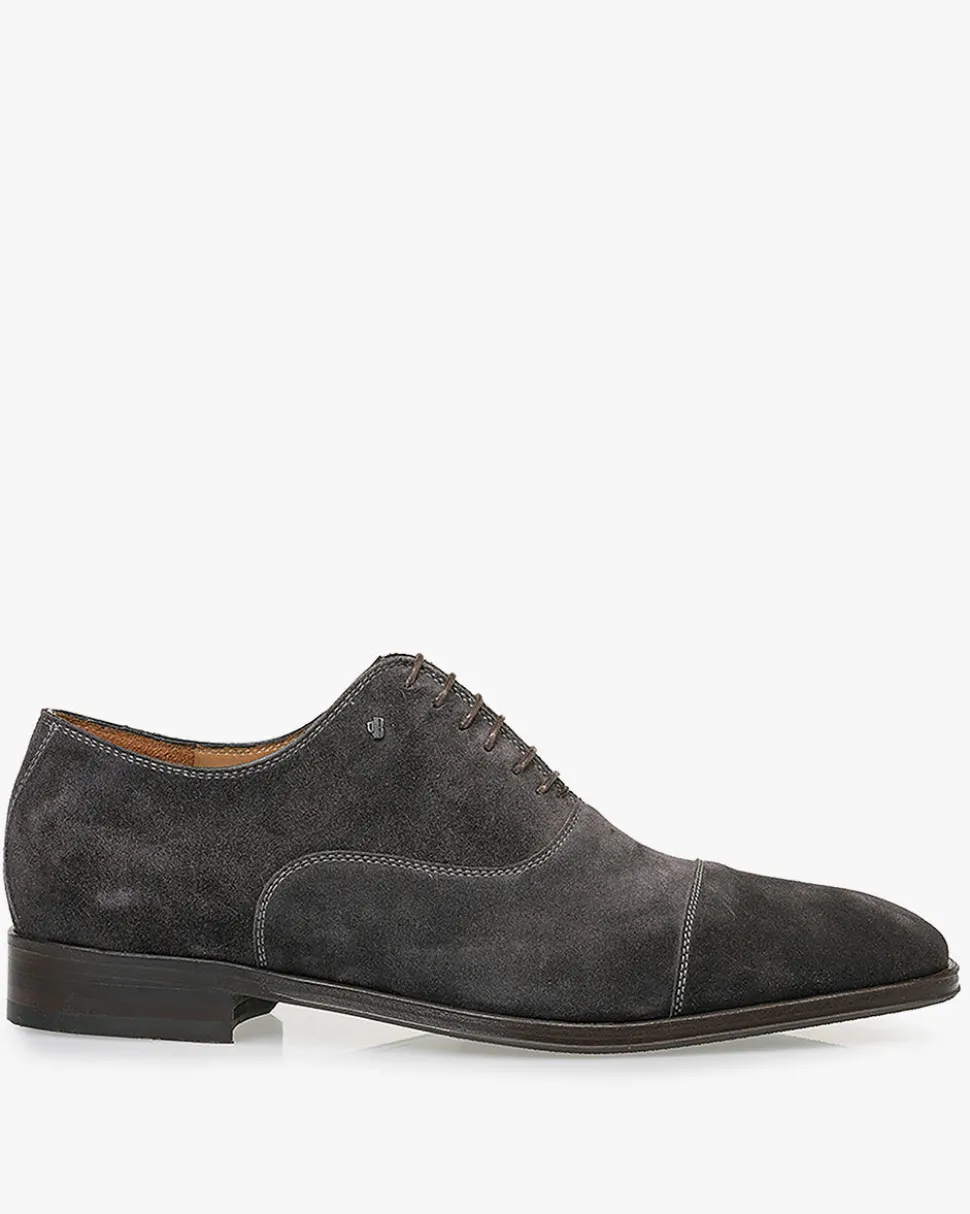Schick im Büro | Business Schuhe>Floris van Bommel Raffa 02.07 Dunkelgrau