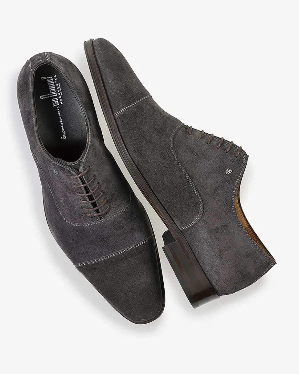Schick im Büro | Business Schuhe>Floris van Bommel Raffa 02.07 Dunkelgrau
