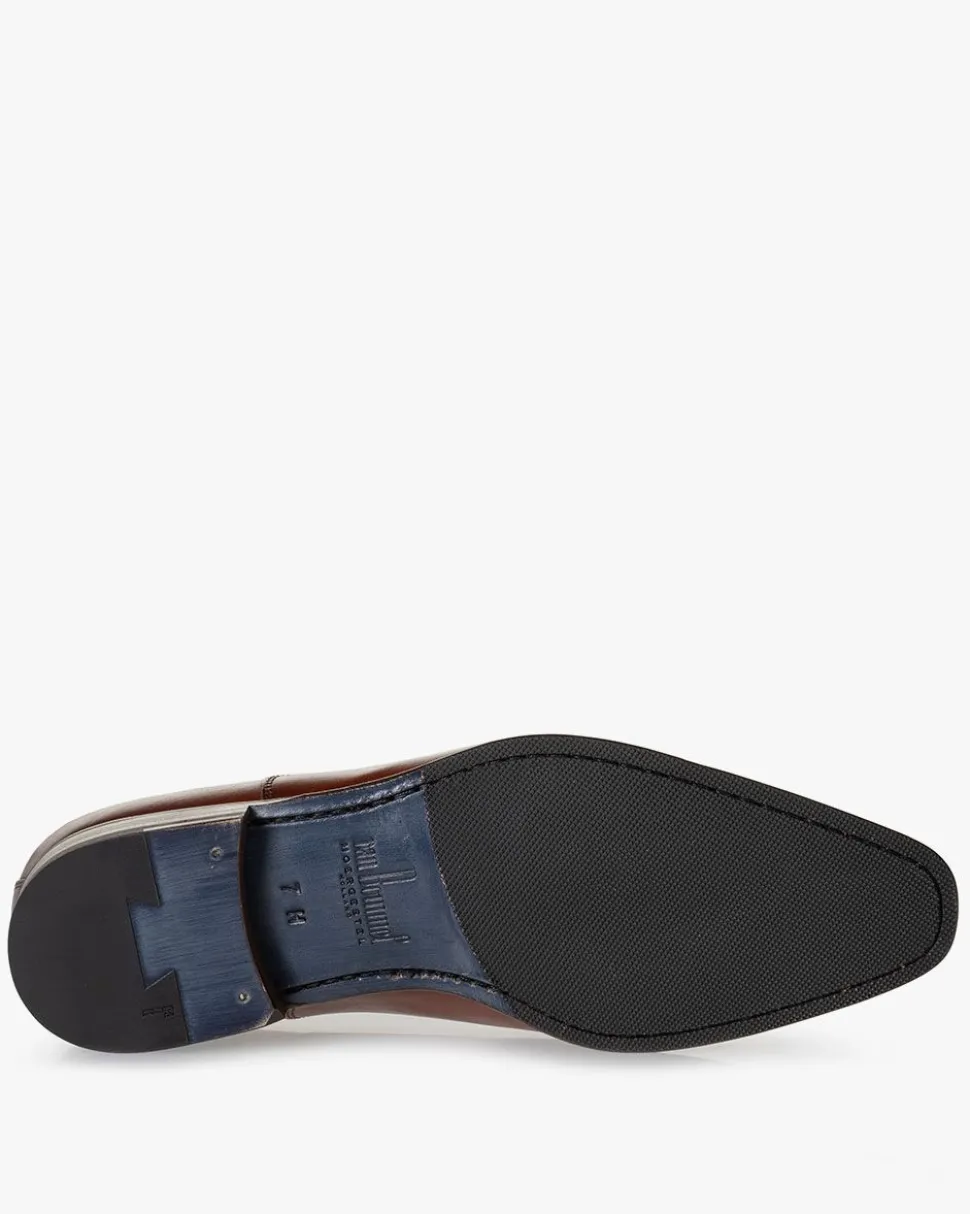 Schick im Büro | Business Schuhe>Floris van Bommel Raffa 02.00 Dunkelcognac