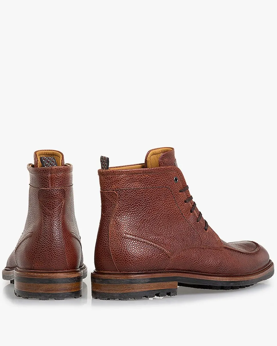 Hochwinter | Stiefeletten>Floris van Bommel Rocki 08.09 Cognac
