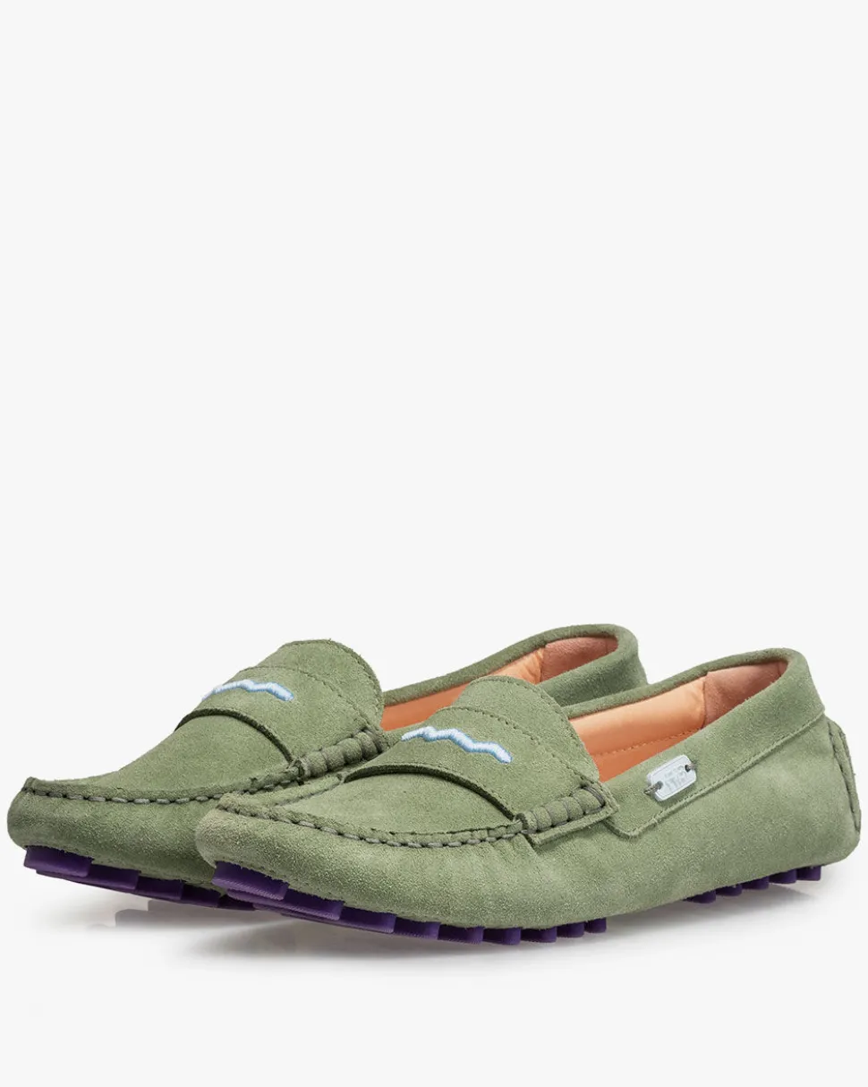 Loafers>Floris van Bommel Roki 01.05 Hellgrün