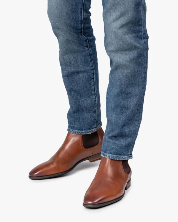 Chelsea Boots | Stiefeletten>Floris van Bommel Sella 05.03 Cognac