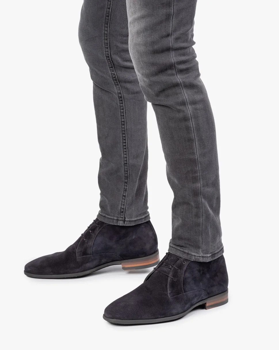 Schnürer | Stiefeletten>Floris van Bommel Sella 03.00 Dunkelblau