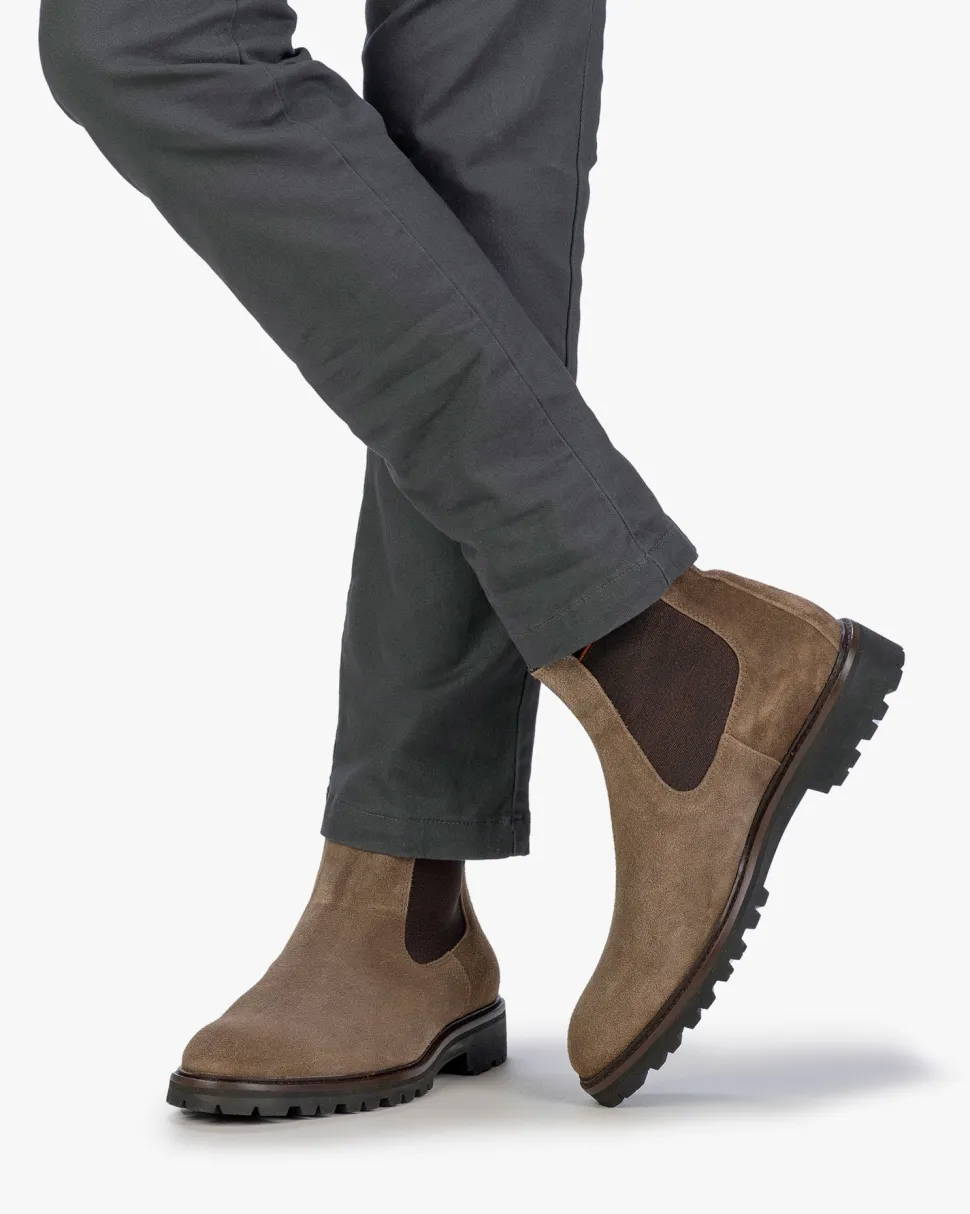 Casual im Büro | Chelsea Boots>Floris van Bommel Sturdi 04.09 Hellbraun