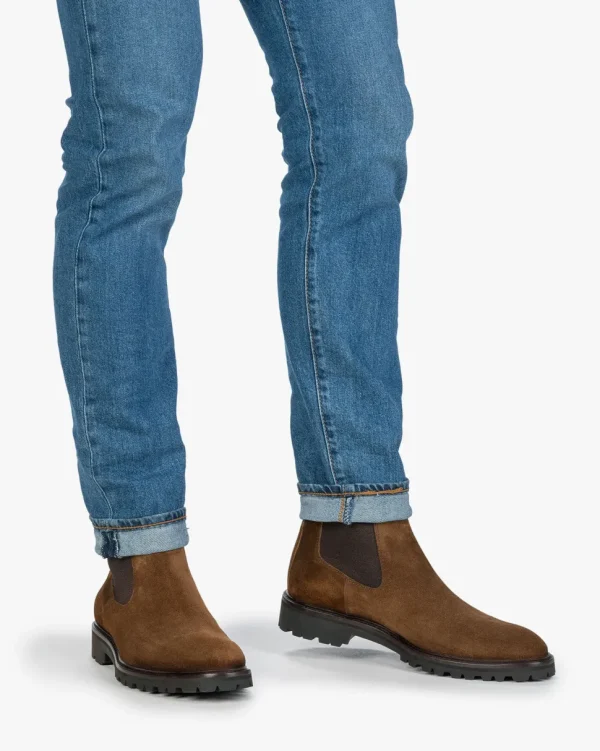 Casual im Büro | Chelsea Boots>Floris van Bommel Sturdi 04.13 Cognac
