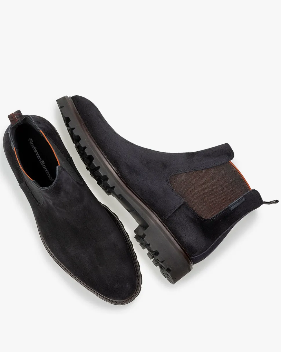 Hochwinter | Chelsea Boots>Floris van Bommel Sturdi 04.14 Schwarz
