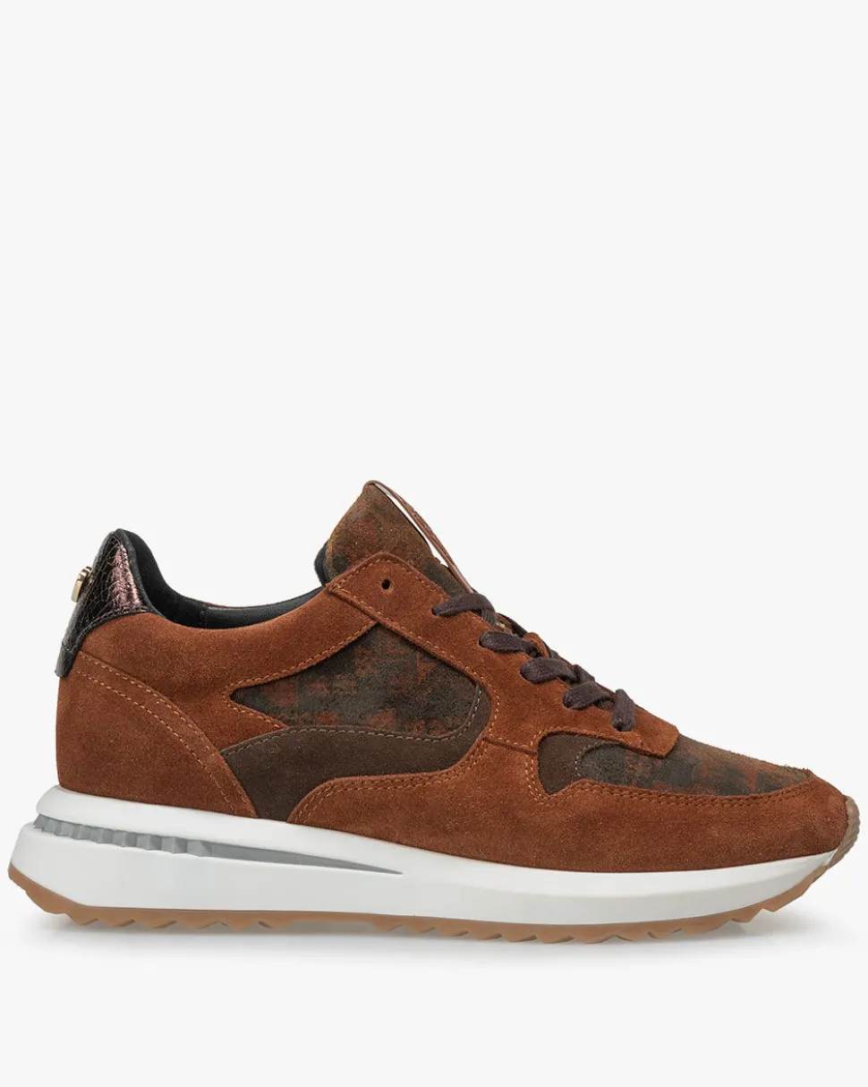 Sneaker>Floris van Bommel Sumi 03.07 Cognac