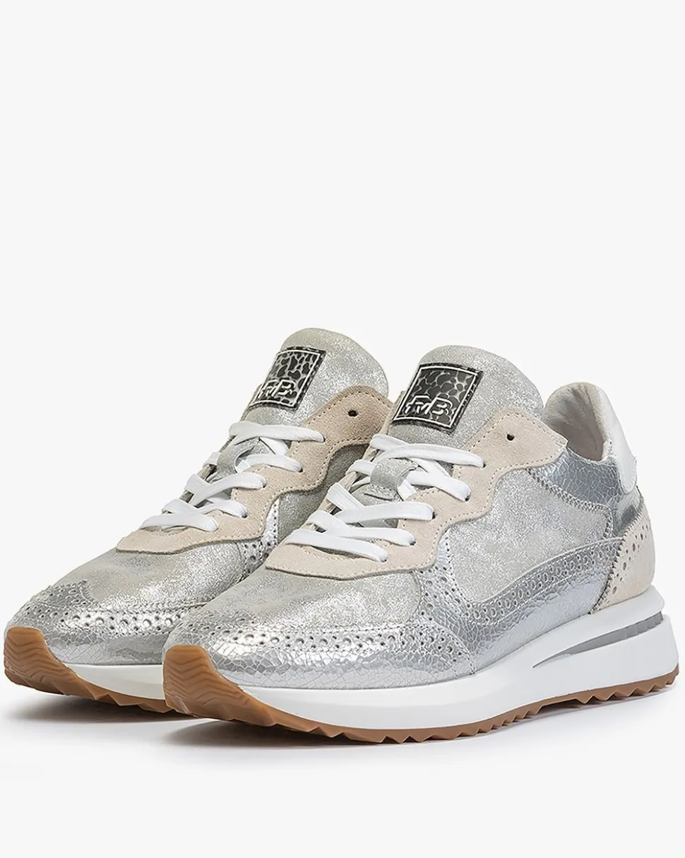 Sneaker>Floris van Bommel Sumi 07.03 Silber