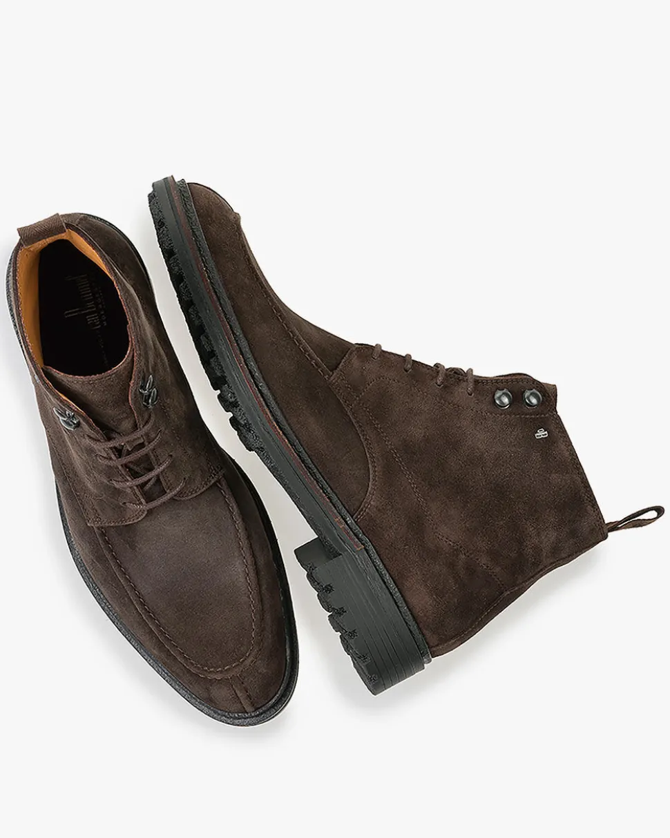 Hochwinter | Stiefeletten>Floris van Bommel Tanda 02.00 Dunkelbraun
