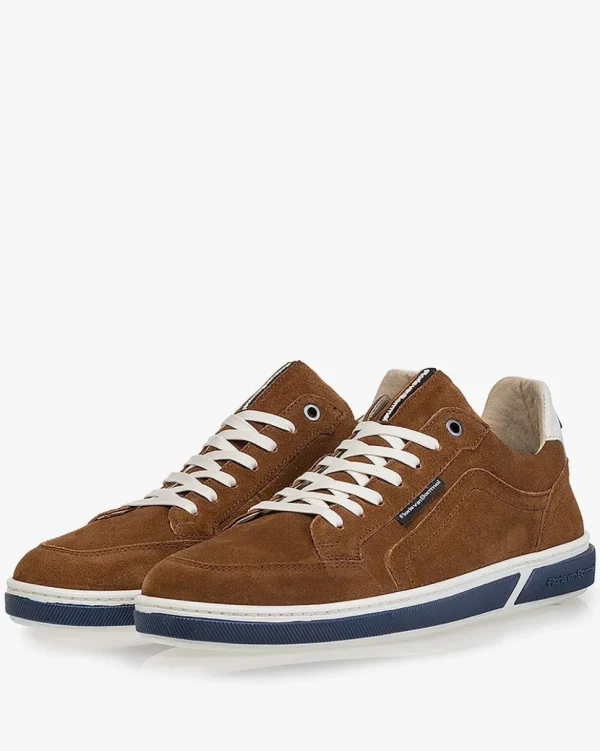 Sneaker>Floris van Bommel Terri 07.07 Cognac