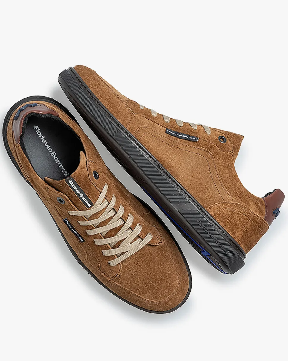 Sneaker>Floris van Bommel Terri 07.24 Cognac
