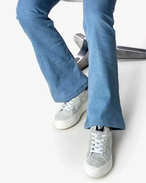 Sneaker>Floris van Bommel Vinni 05.40 Dunkelweiß / Schwarz