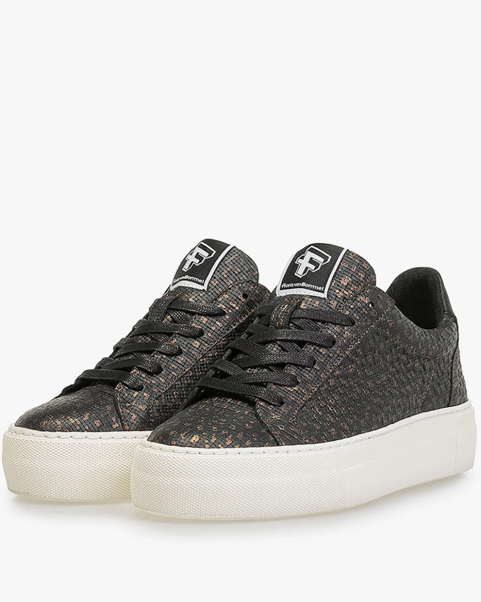 Sneaker>Floris van Bommel Vinni 05.37 Bronzefarben