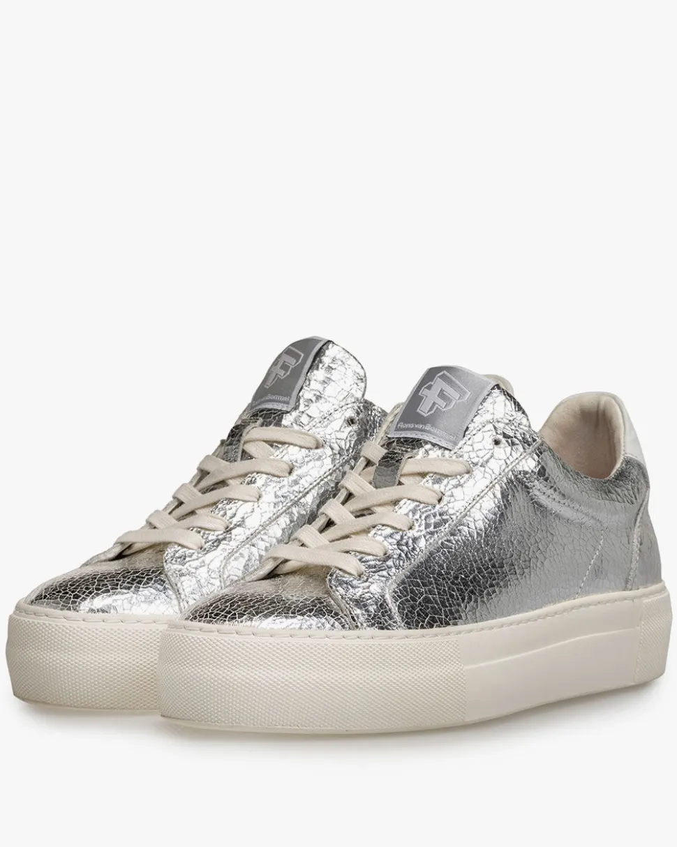 Sneaker>Floris van Bommel Vinni 05.34 Silber