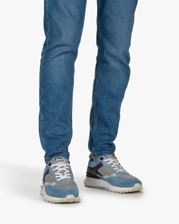 Sneaker>Floris van Bommel Vinti 07.01 Hellblau