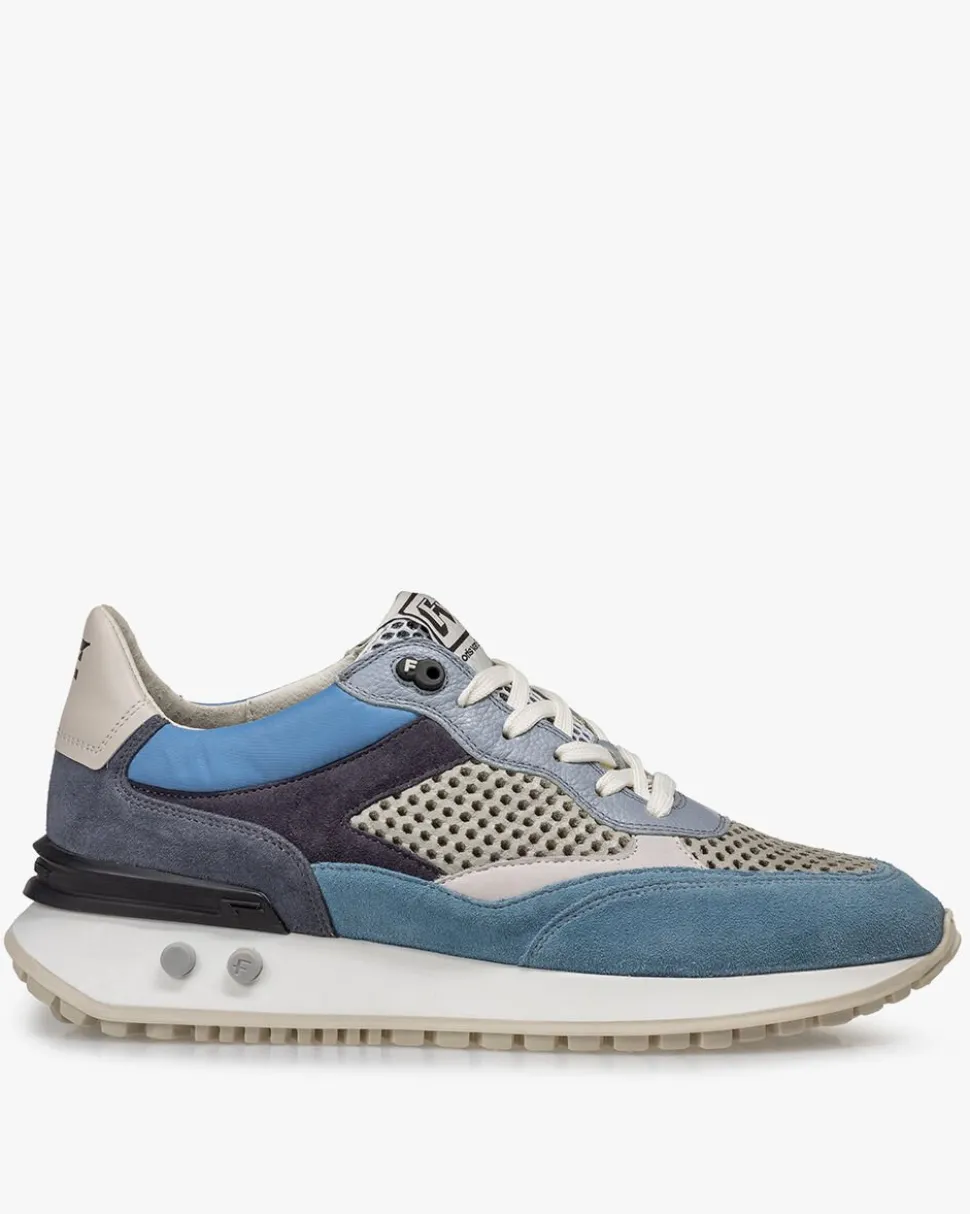 Sneaker>Floris van Bommel Vinti 07.01 Hellblau