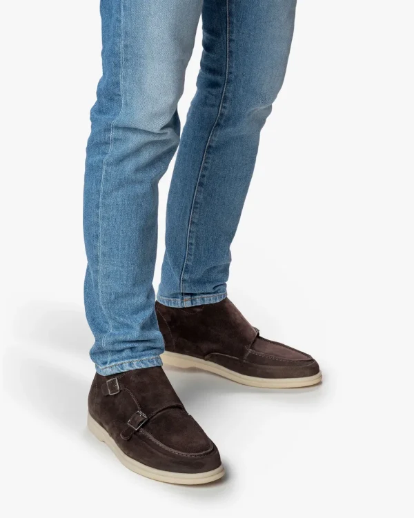 Casual im Büro | Stiefeletten>Floris van Bommel Volta 09.01 Dunkelbraun