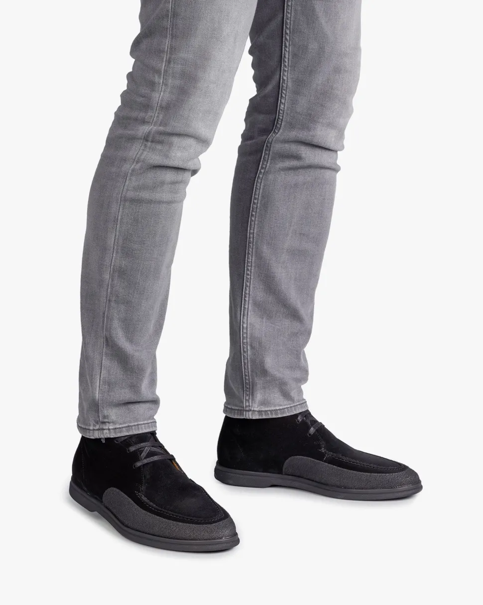 Schnürer | Stiefeletten>Floris van Bommel Volta 01.06 Schwarz
