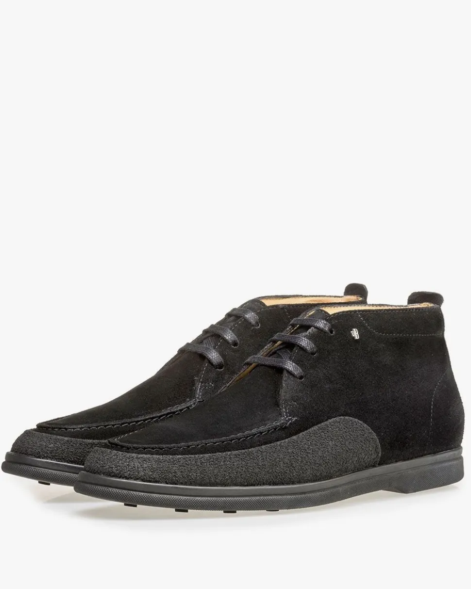 Schnürer | Stiefeletten>Floris van Bommel Volta 01.06 Schwarz