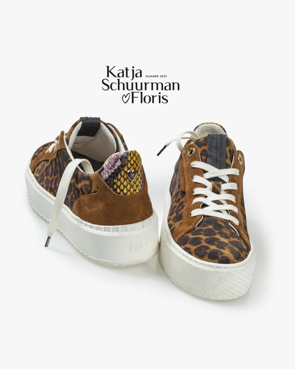 Sneaker>Floris van Bommel Winni 01.10 Cognac