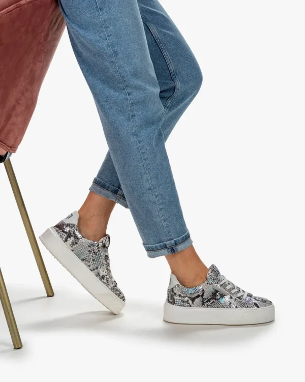Sneaker>Floris van Bommel Winni 01.08 Silber