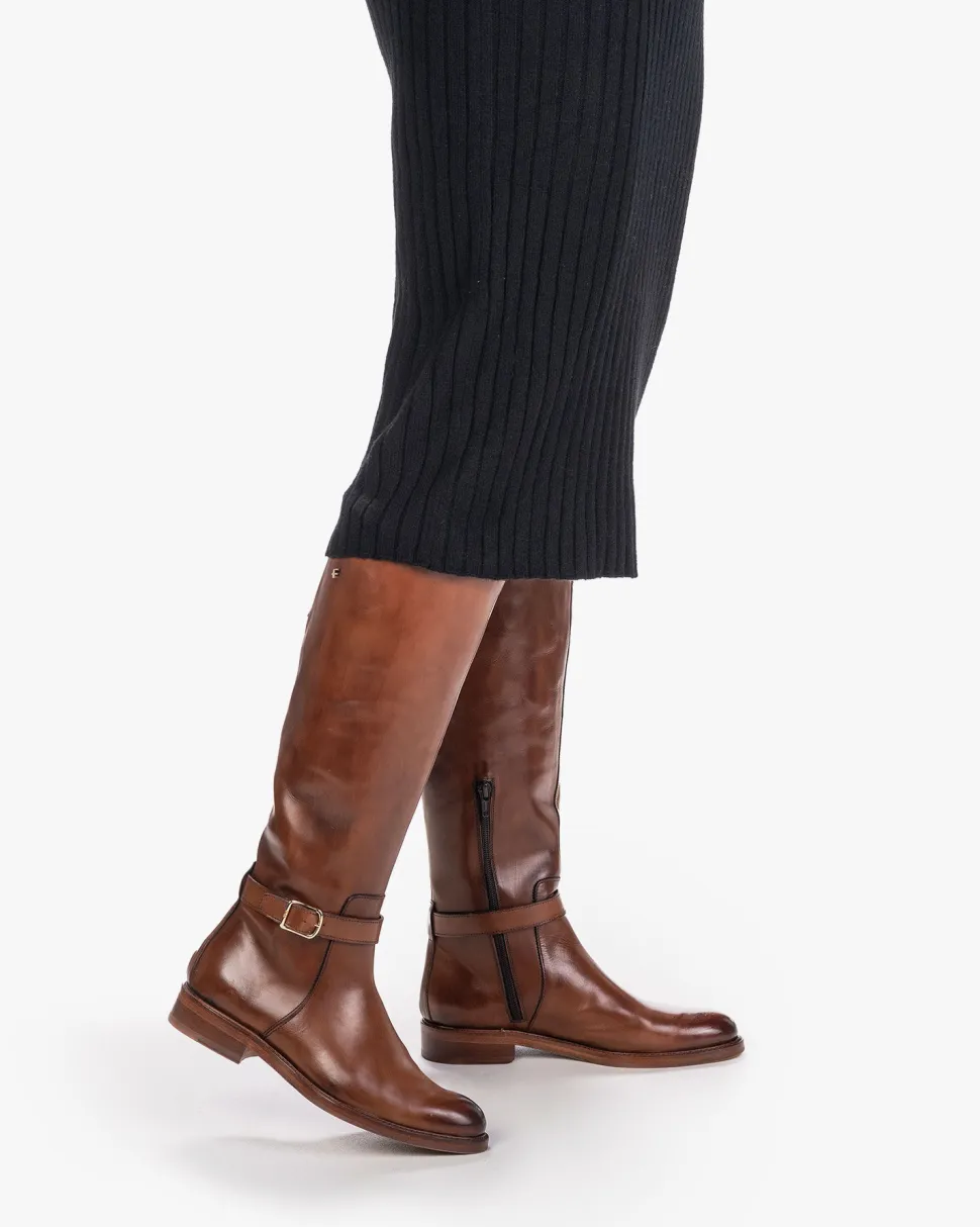 Stiefel>Floris van Bommel Zurichi 04.01 Cognac